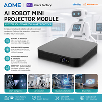 Nouveauté : Mini projecteur intelligent 3D S500 4K 1080P Android 13 DLP avec batterie intégrée, 300 pouces, portable, sans fil, autofocus 600