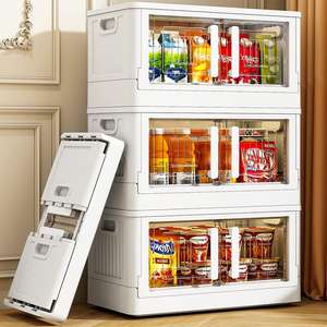 Armario plegable <span class=keywords><strong>para</strong></span> niños, armario multicapa, ropa de bebé, cajón de almacenamiento de plástico de 3 niveles <span class=keywords><strong>para</strong></span> niños - Product Image 4