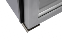 Réfrigérateur de comptoir à double porte en acier inoxydable 1500 mm