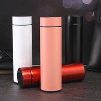 Termo con Pantalla LED de Temperatura, Botella de Agua Inteligente con Aislamiento al Vacío, de Acero Inoxidable, para la Escuela, Regalo de Navidad, Taza Térmica de Lujo