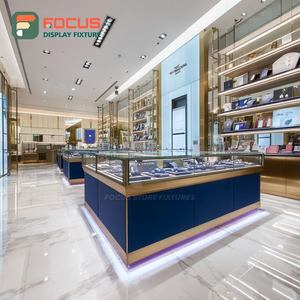 Sistema de Exhibición de Joyería de Lujo, Vitrina Metálica para Boutique - Product Image 2