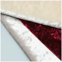 Polyester Spandex Stretch Crushed Velvet Fabric