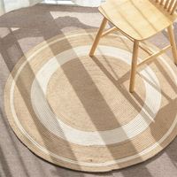 8X10 Outdoor Rug Patio 3D Printed Persian Rugs Cotton Grey Blue for Living Room Burlap Hand Woven Jute Leather Carpet Well Area