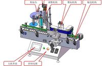 DOVOLL Machine à coller les étiquettes d'autocollants professionnelle automatique commerciale