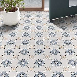 Sang trọng hiện đại <span class=keywords><strong>PVC</strong></span> tự dính sàn vuông Sticker dày không trượt không thấm nước thân thiện với môi tackable Faux gạch đám cưới - Product Image 4