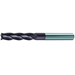 Ttake Standard Carbide End Mill Ta1410 30 Degree Helix 4 Flutes Extra Long Series Nano TiAln Coated - Product Image 1