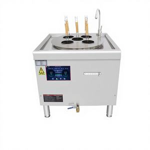 Cuisinière automatique commerciale en acier inoxydable pour nouilles et soupes, 380V 15kW, nettoyage facile, usage professionnel en restaurant - Product Image 1