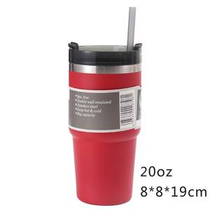 Frasco de vacío portátil de acero inoxidable 304 de doble capa de 20oz, taza y termo para coche para café, fiesta, listo para taza de Bulba fría - Product Image 5