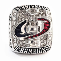 Anillo de Campeón de los Carolina Hurricanes 2006 al por Mayor, Réplica con Piedras de Circonita Cúbica AAA, Anillo Pesado para Aficionados al Deporte, Recuerdo, Trofeo Premium, Regalo