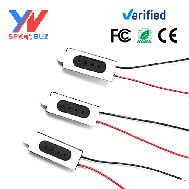 YUENENG 1506 15x6MM 8Ohms1W Ultra Thin Micro Dynamic Bluetooth Speaker Factory Wholesale Wire Lead ROHS&CE