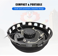 Ventilateur Souffleur Centrifuge Électrique AC Compact à Fonctionnement Silencieux D46cm pour Danseur d'Air Gonflable avec Base Électronique