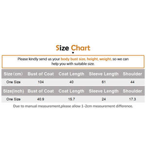 Chaqueta de Lana Corta para <span class=keywords><strong>Mujer</strong></span>, con Ribete de Piel de Zorro Extraíble, Abrigo de Lana para <span class=keywords><strong>Mujer</strong></span> - Product Image 4