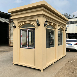 Cabina di Sicurezza Mobile Portatile per Tutte le Condizioni Meteo, Postazione Prefabbricata con Grandi Finestre per Monitoraggio del Cancello - Product Image 5