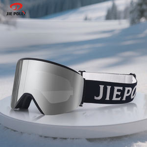 OEMスキーゴーグルカスタムロゴレトロスタイルのアンチフォグUV保護スキー交換レンズスノーボーディングメガネ工場 - Product Image 1