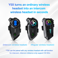 Intercom de casque de moto 5.1 pour 4 motards, communication 1000M, puce Qualcomm, suppression du bruit CVC, partage de musique, IPX6, 1000mAh