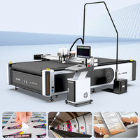 Máquina de Corte Plana CNC Digital de Alta Precisión AOL para Tableros de PVC con Alimentación por PC y Cuchilla Oscilante CCD