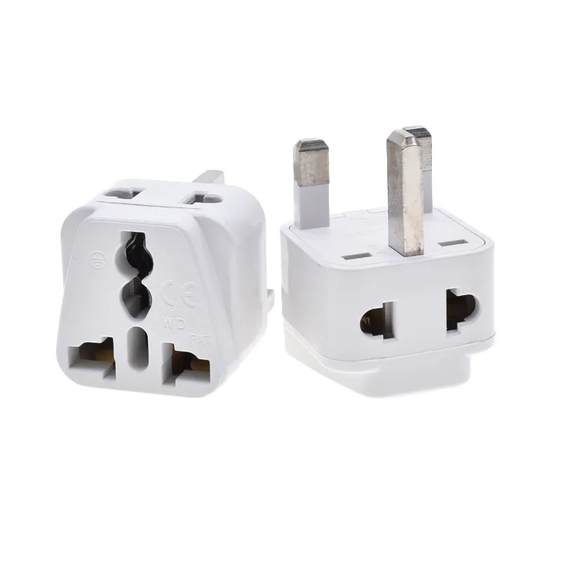 New products Hot Twin sockets WDI-7 2 in 1 Universal to UK plug travel adapter charger travel Saudi Arabia