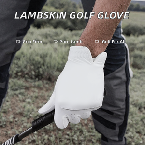 Gants de golf sportifs unisexes respirants en % peau de mouton, pour la main gauche, durables, antidérapants, en cuir véritable, avec fermeture auto-agrippante - Product Image 2