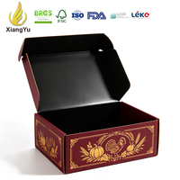 Boîte d'expédition personnalisée en carton ondulé pour bijoux Xiangyu, idéale pour colliers, bracelets, accessoires et commandes de cadeaux de boutique