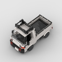MOC-115420 Blocs de construction créatifs, camionnette à 8 compartiments, voiture de course rapide ACTY, jouet de construction