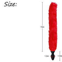 Jouets sexuels télécommandés en silicone, jouets anaux sexy, plug anal vibrant en silicone en forme de queue de renard pour femmes, couples et hommes