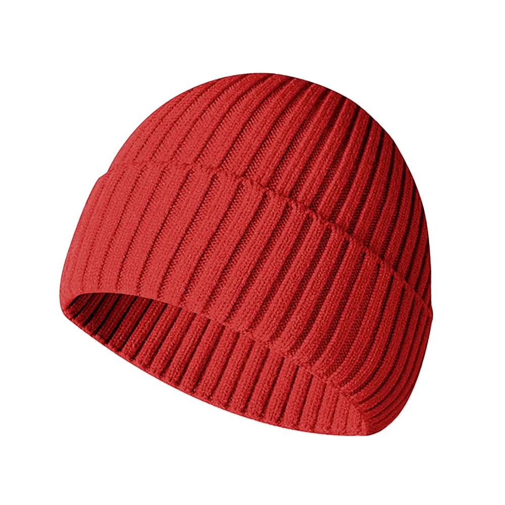 หมวกบีนนี่สำหรับผู้ชายและผู้หญิงหมวกบีนนี่100% อะคริลิคปักโลโก้แบบเรียบสำหรับฤดูหนาว
