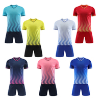 Ensemble de maillots de football personnalisés pour hommes, sublimés, pour l'université, le sport, l'entraînement, vente en gros, pas cher, pour jeunes