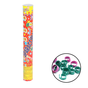 Ruotare la maniglia per sparare la vibrante di cerimonia nuziale colorato confetti cannone in aria Biodegradabile partito popper - Product Image 2
