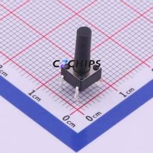 UK-B0202-G14-160 Tactile Switch Through hole-4P,6x6mm Switch Single Pole Single Throw Round Button 1.6N Through Hole - Product Image 1