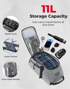 حقيبة دراجة 3 في 1 مقاومة للماء، حقيبة مقعد الدراجة، حقيبة جانبية للدراجة - Product Image 4