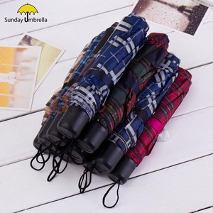 Ombrello Manuale Pieghevole <span class=keywords><strong>a</strong></span> Tre Sezioni per Adulti SUNDAY One 1 Dollar, Ideale come Regalo Promozionale - Product Image 4