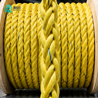 Cordage tressé en PP de 22 mm, 25 mm, 66 mm, 8 ou 12 brins, pour filets de pêche, cordage flottant, paracorde, câble d'amarrage en PP