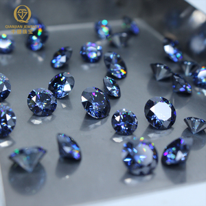 Moissanite en vrac de qualité supérieure, de couleur blanche, jaune, <span class=keywords><strong>rouge</strong></span>, rose, noire, bleue, de taille brillant ronde, pour la fabrication de bijoux - Product Image 4