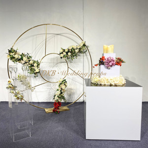 2024 soportes de pastel más populares de fábrica para pasteles de boda soporte de pastel cuadrado de lujo de boda de alta calidad - Product Image 3