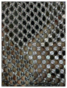 Vestidos Vintage Sexys de Encaje con Cuentas y Apliques Geométricos, 100% Poliéster Ecológico, Marca Blinglace - Product Image 3