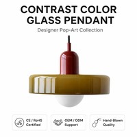 Lampu Chandelier Plafon Modern Nordic 2700K Soft Warm White Kaca Logam Tinggi Dapat Disesuaikan Tegangan AC untuk Rumah Kecil, Ruang Tamu, Hotel, Bar
