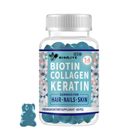 Gummies de biotine, collagène et kératine – Complément nutritionnel équilibré aux nutriments essentiels – Format gommeux délicieux pour le bien-être quotidien