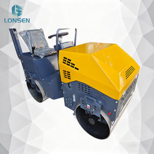 Rouleau vibratoire à double tambour LS15H pour remblai de fossés, entraînement hydraulique, Changfa, amplitude de 0,5 mm, diamètre du tambour de 530 mm, rotation courte - Product Image 3