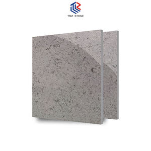 Comptoirs en quartz artificiel TMZ Stone ODM OEM de haute qualité 4027 Bianco Stream Design moderne pour les hôtels intérieurs et extérieurs - Product Image 1