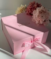 Boîte cadeau magnétique de luxe personnalisée en papier rigide pour mariage, avec gaufrage pailleté, doublure en éponge couleur intégrale, pelliculage mat et revêtement UV