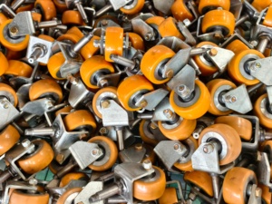 Neumáticos Nuevos para Montacargas, Ruedas de Goma Naranja para Transpaletas, Uso Industrial y Logístico, Capacidad de 1.5 Toneladas - Product Image 5
