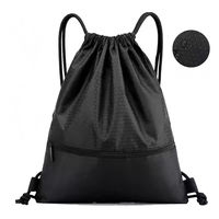 Sac de sport à cordon personnalisé avec logo, coloré, en polyester 210D, recyclable, avec cordons