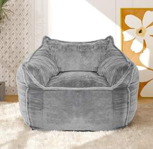 <span class=keywords><strong>Canapé</strong></span> pouf géant en tissu convertible très populaire avec accoudoirs, <span class=keywords><strong>canapé</strong></span> confortable et paresseux pour la chambre <span class=keywords><strong>à</strong></span> coucher et le salon - Product Image 1
