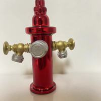 Mini ornement de poteau d'incendie, décoration rouge festive pour fête de Noël et cadeau d'affaires haut de gamme pour les équipes de sécurité