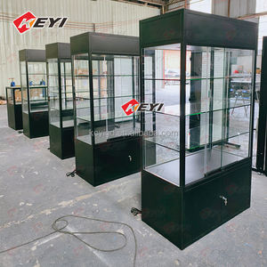 Mostrador de Caja de Metal y Vidrio de 120 cm para Tienda Minorista con Iluminación LED para Tienda de Juegos de Cartas Coleccionables - Product Image 5