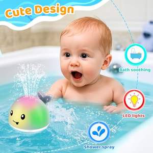 Jouet de <span class=keywords><strong>bain</strong></span> <span class=keywords><strong>baleine</strong></span> rougeoyante pulvérisateur d'eau <span class=keywords><strong>fontaine</strong></span> de piscine pour bébé jouet de baignoire adapté aux bébés âgés de 1 à 5 ans - Product Image 5