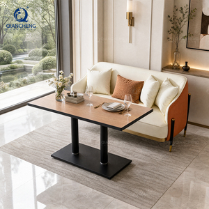 Canapé de réception pour hall d'hôtel, mobilier de bureau pour zone de détente professionnelle, ensemble table et chaises pour <span class=keywords><strong>restaurant</strong></span>, café, pâtisserie, boutique de cuisine, et stand de thé - Product Image 3