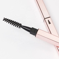 Crayon à sourcils micro-pigmenté personnalisé avec logo, best-seller, haute qualité, stylo contour des sourcils 2-en-1, végétalien, marque privée