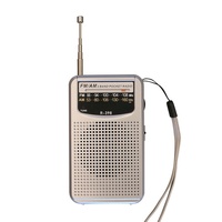 Radio de poche compacte R-398 à succès avec récepteur FM/AM complet à deux bandes