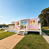 Maison conteneur extensible modulaire isolée en acier galvanisé, pliable, avec panneaux solaires pour l'hébergement
